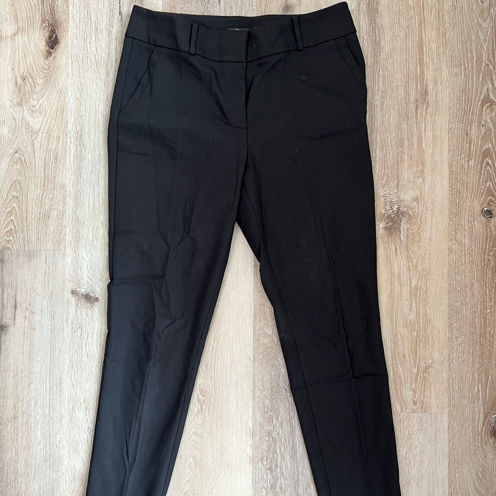 LOFT Marissa Skinny Dress Pants Size 10 Black